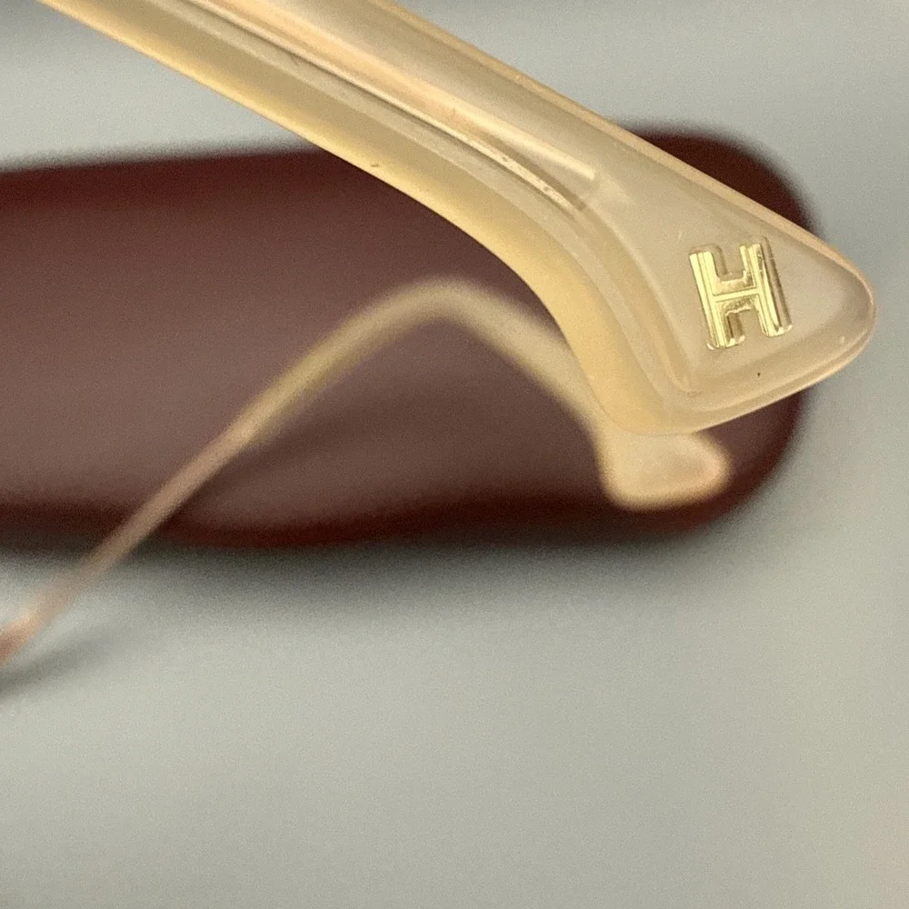 High Street Eyeglasses Frames CASS BLUSH Pink Gold Round Full Rim 51-19-145 HOT